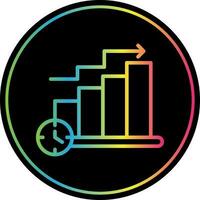 Bar Chart Vector Icon Design