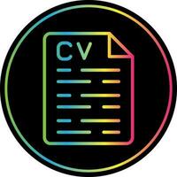 CV Vector Icon Design