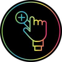 Zoom In Vector Icon Design