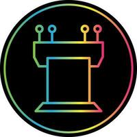 Podium Vector Icon Design