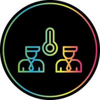 Temperature Reading Vector Icon Design