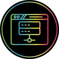 Server Vector Icon Design