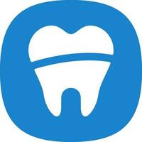 Dental Filling Vector Icon Design