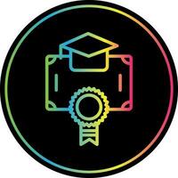 Bachelors Degree Vector Icon Design