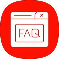 Faq Vector Icon Design