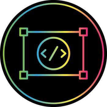 Coding Vector Icon Design