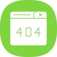 404 Error Vector Icon Design