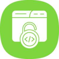 Unsecured Vector Icon Design