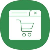 compras en línea vector icono diseño