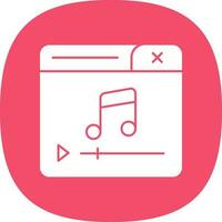 Music Player Vector Icon Design