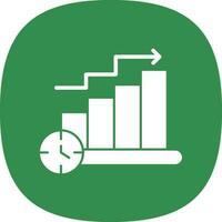 Bar Chart Vector Icon Design