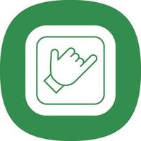 Little Finger Vector Icon Design
