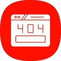 404 Error Vector Icon Design