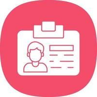 Id Card Vector Icon Design