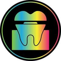 Dental Crown Vector Icon Design