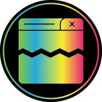 Broken Link Vector Icon Design