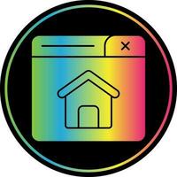 Home Page Vector Icon Design