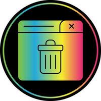 Trash Can Vector Icon Design