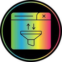 Funnel Vector Icon Design