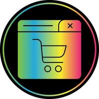 compras en línea vector icono diseño