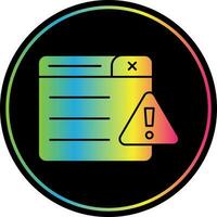 Warning Vector Icon Design