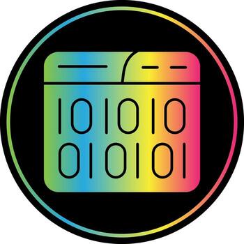 Binary Code Vector Icon Design