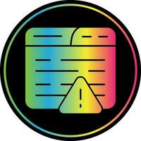 Warning Vector Icon Design