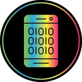 Binary Code Vector Icon Design