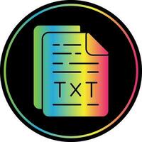 Txt File Vector Icon Design