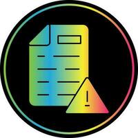 Warning Vector Icon Design