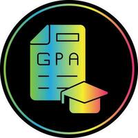 gpa vector icono diseño