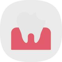 Dental Caries Vector Icon Design