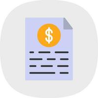 Medical Invoice Vector Icon Design