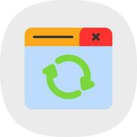 Refresh Page Vector Icon Design