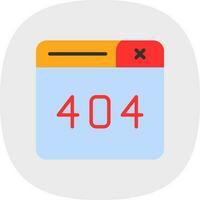 404 Error Vector Icon Design