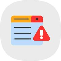 Warning Vector Icon Design