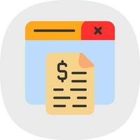 Receipt Vector Icon Design