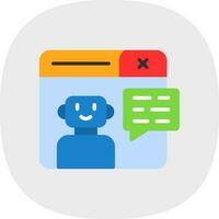 Chatbot Vector Icon Design