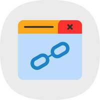 Web Link Vector Icon Design