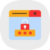 Password Vector Icon Design