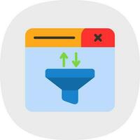 Funnel Vector Icon Design