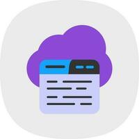 Cloud Vector Icon Design