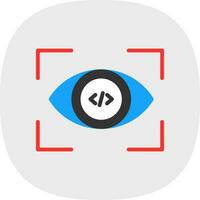 diseño de icono de vector de ojo