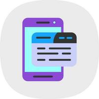 Mobile App Vector Icon Design