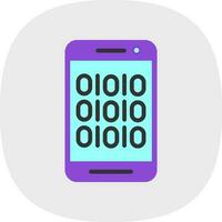 Binary Code Vector Icon Design