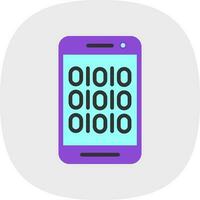 Binary Code Vector Icon Design