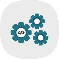 Processing Vector Icon Design