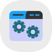 Website Setting Vector Icon Design