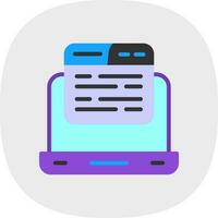 Laptop Vector Icon Design