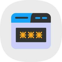 Password Vector Icon Design